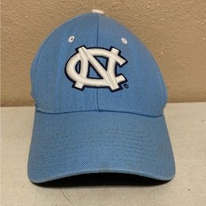 North Carolina Tar Heels Zephyr Blue Fitted Hat Cap Wool Blend M/L
